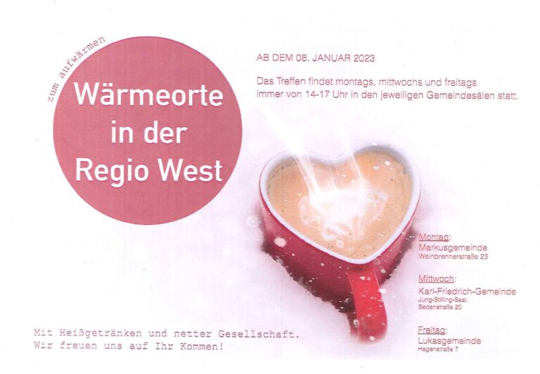 Wär­me-Orte im Janu­ar / Februar