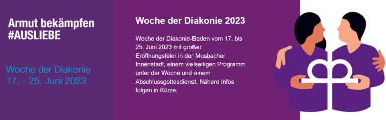 Dia­ko­nie­wo­che 17.–25. Juni&nbsp;2023